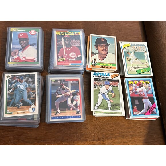 Lot of 190 Vintage Misc Common Baseball Cards Lot #13 - Picture 1 of 3